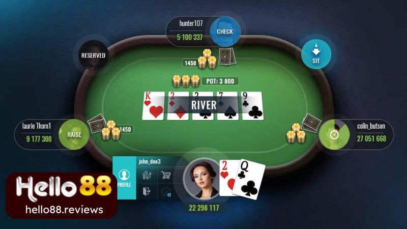 Trải nghiệm cá cược Poker Texas Hold’em thú vị