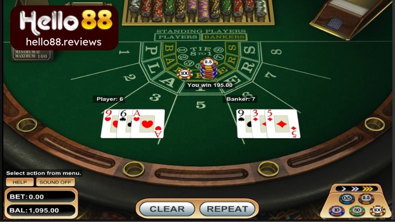 Kinh nghiệm chơi Baccarat Hello88 dễ ăn tiền